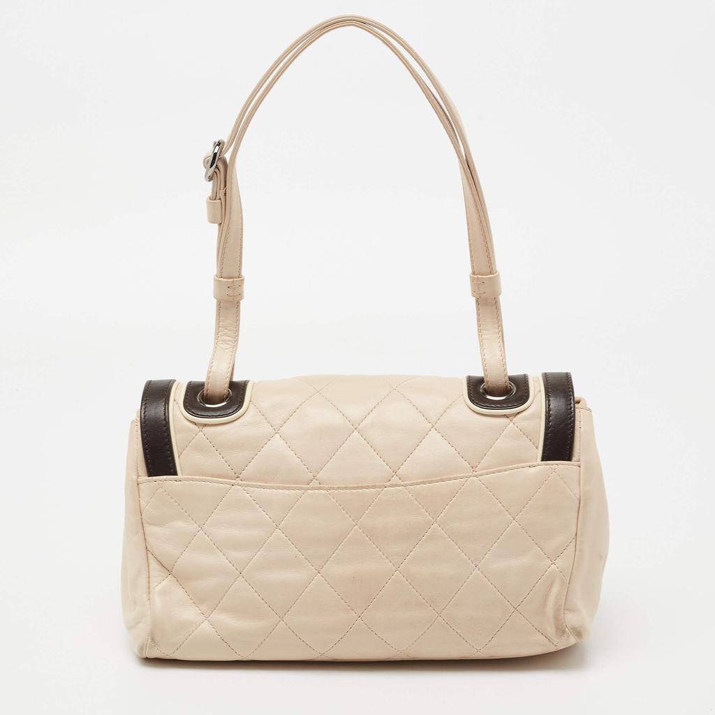 Chanel Beige/Brown Quilted Leather Reissue Shoulder Bag商品第4张图片规格展示