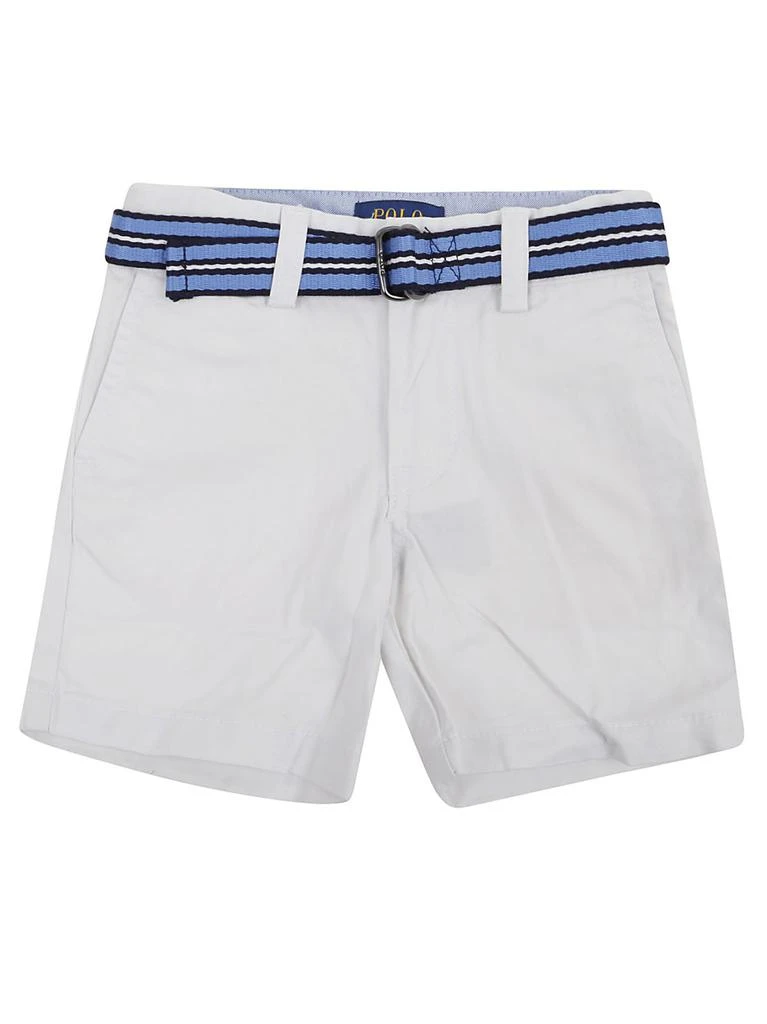 商品Ralph Lauren|Ralph Lauren Kids Logo Embroidered Belted Shorts,价格¥332,第1张图片