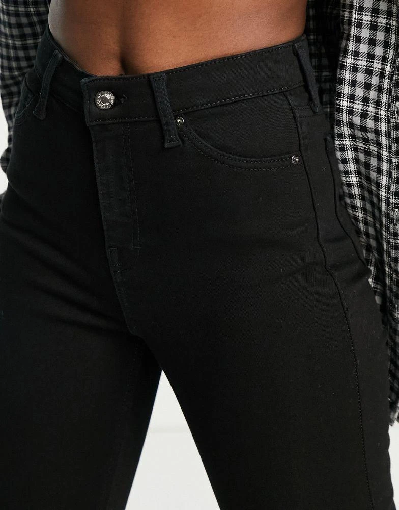 商品Topshop|Topshop Jamie jeans in pure black,价格¥96,第4张图片详细描述