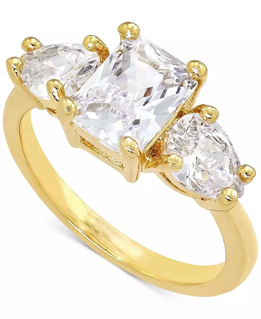商品Charter Club|Gold-Tone Crystal Triple-Stone Ring, Created for Macy's,价格¥45,第1张图片