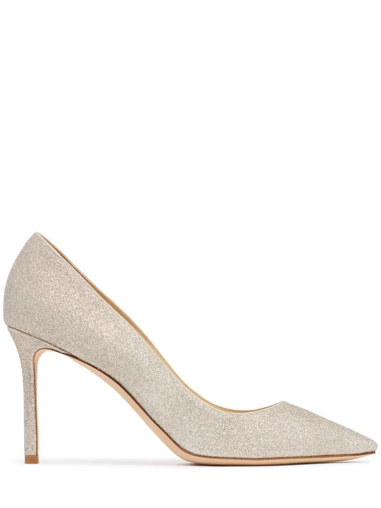 商品Jimmy Choo|85毫米Romy亮粉高跟鞋,价格¥8123,第1张图片