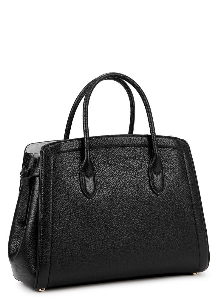 商品Kate Spade|Knott medium black leather top handle bag,价格¥2841,第4张图片详细描述