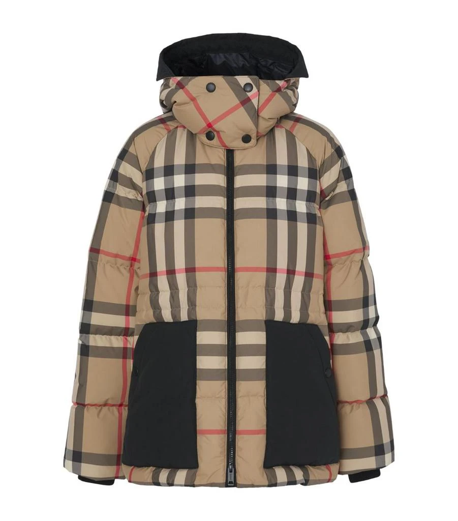 商品Burberry|Vintage Check Puffer Jacket,价格¥15982,第1张图片