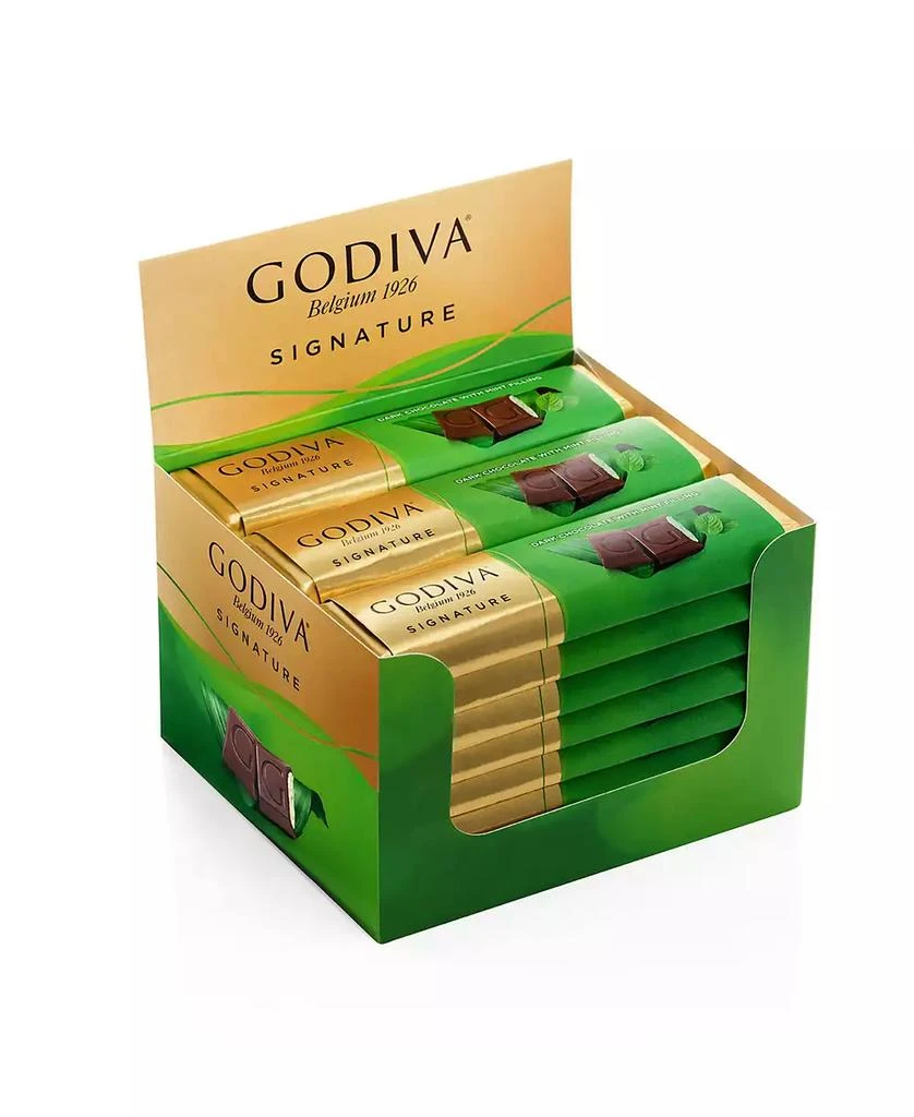 商品Godiva|Set of 24, Mint Dark Chocolate Bars,价格¥742,第1张图片