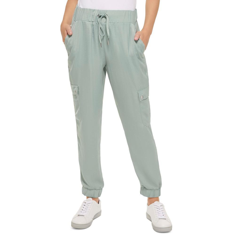 商品Calvin Klein|Women's High-Rise Cargo Joggers,价格¥573,第1张图片