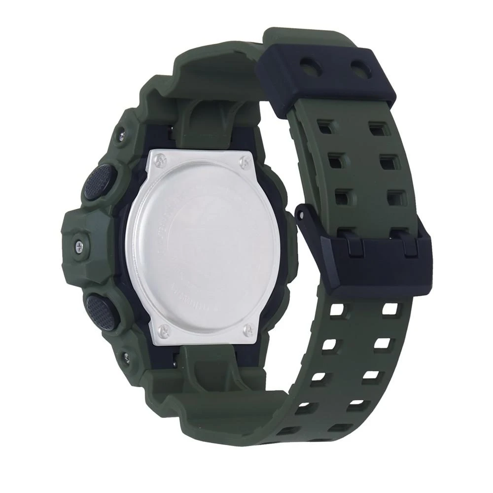 商品G-Shock|男士电子表 绿色树脂表带手表 53mm手表,价格¥743,第3张图片详细描述