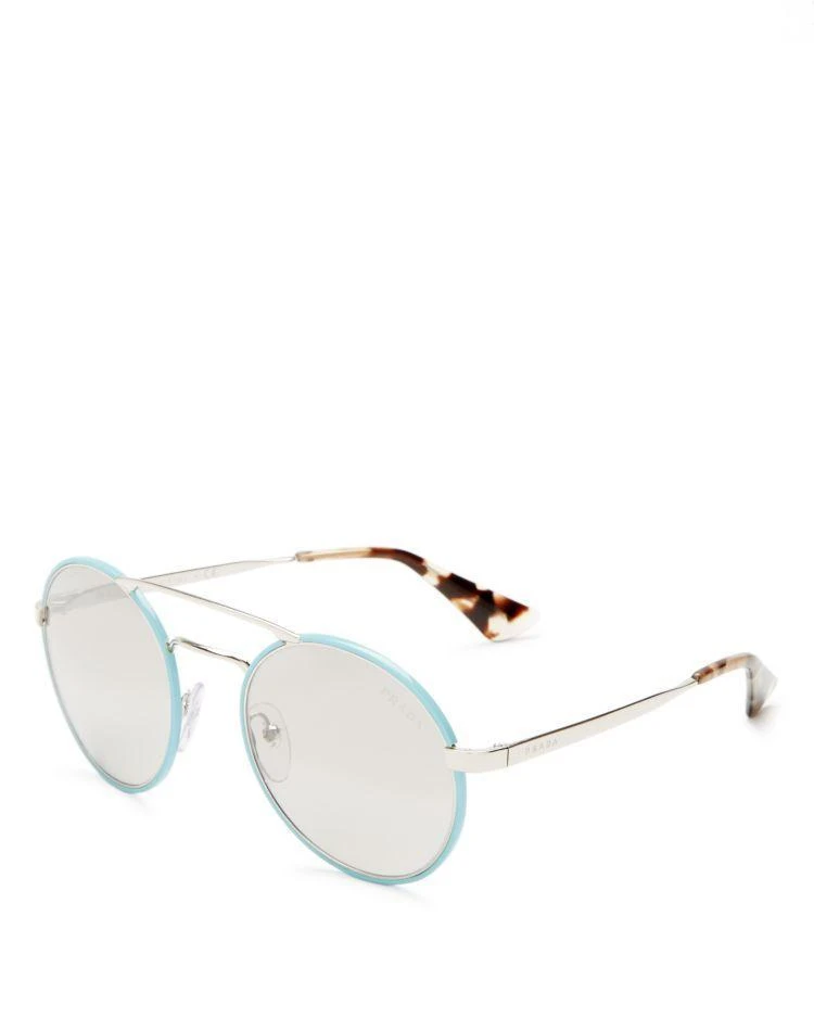 商品Prada|Women's Mirrored Round Sunglasses, 54mm,价格¥1710,第2张图片详细描述