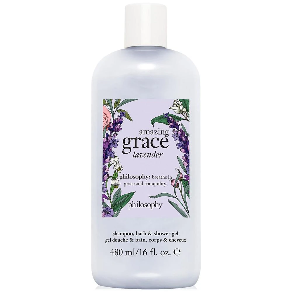商品philosophy|Amazing Grace Lavender Shampoo, Bath & Shower Gel, 16 oz.,价格¥258,第1张图片