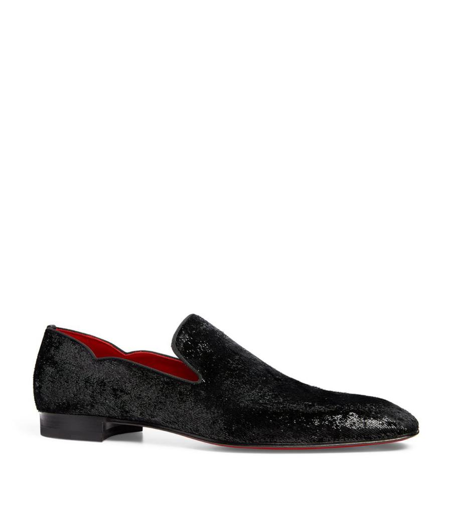 Dandy Chick Velvet Loafers商品第4张图片规格展示