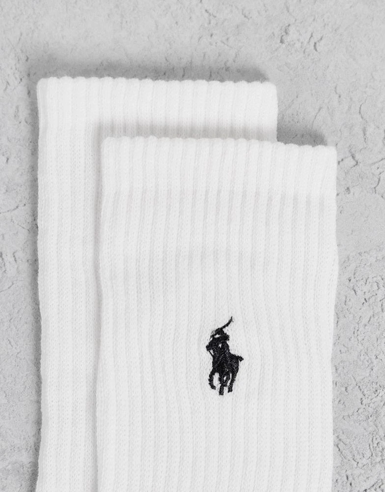 商品Ralph Lauren|Polo Ralph Lauren 3 pack sport socks in white,价格¥293,第4张图片详细描述