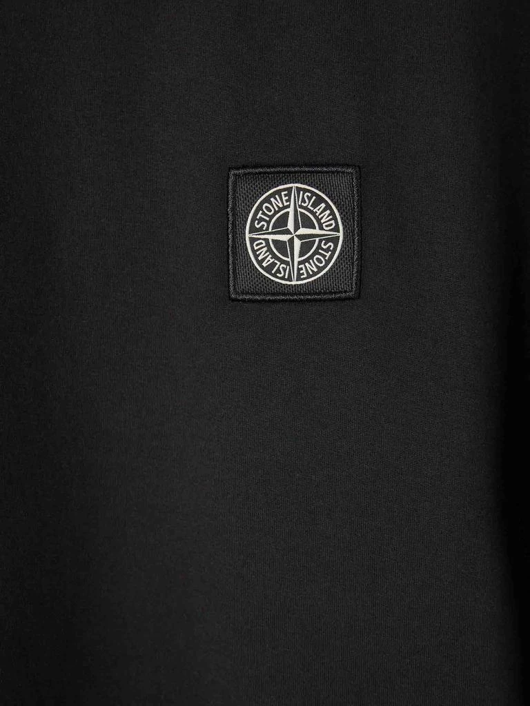 商品Stone Island|Stone Island Logo Patch Crewneck T-Shirt,价格¥1112,第3张图片详细描述