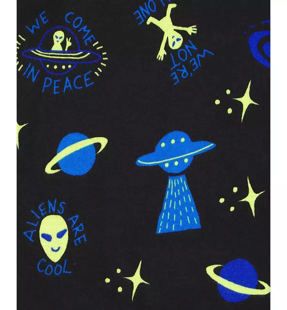 商品Carter's|Little & Big Boys Space Alien 100% Snug-Fit Cotton Pajamas, 4 Piece Set,价格¥166,第2张图片详细描述