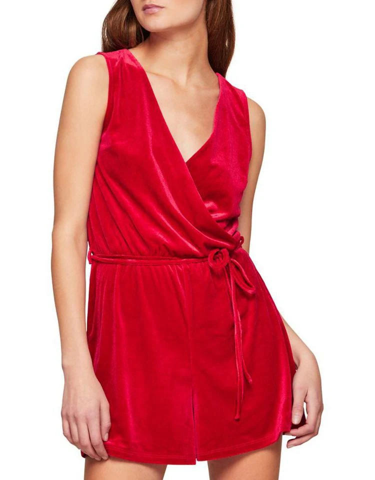 商品Miss Selfridge|Velvet Playsuit,价格¥89,第4张图片详细描述