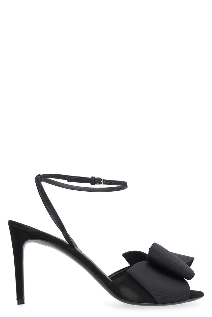 商品Salvatore Ferragamo|Ferragamo Zaira Suede Sandals,价格¥2724,第1张图片