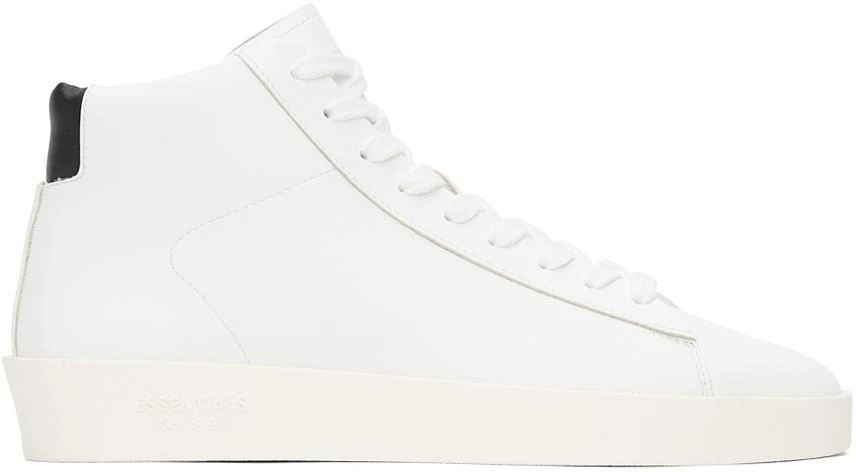 商品Essentials|White Tennis Mid Sneakers,价格¥979,第1张图片