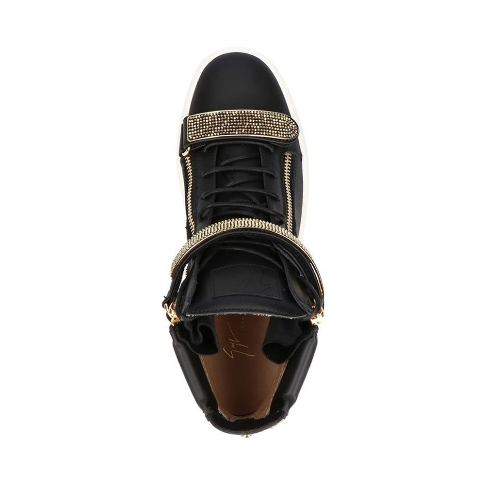 GIUSEPPE ZANOTTI 男黑色男士运动鞋 RM90024-BIVA-NERO商品第3张图片规格展示