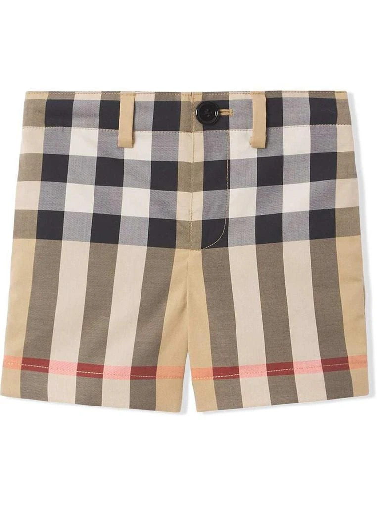 商品Burberry|Boys Vintage Check Cotton Shorts,价格¥1168,第1张图片