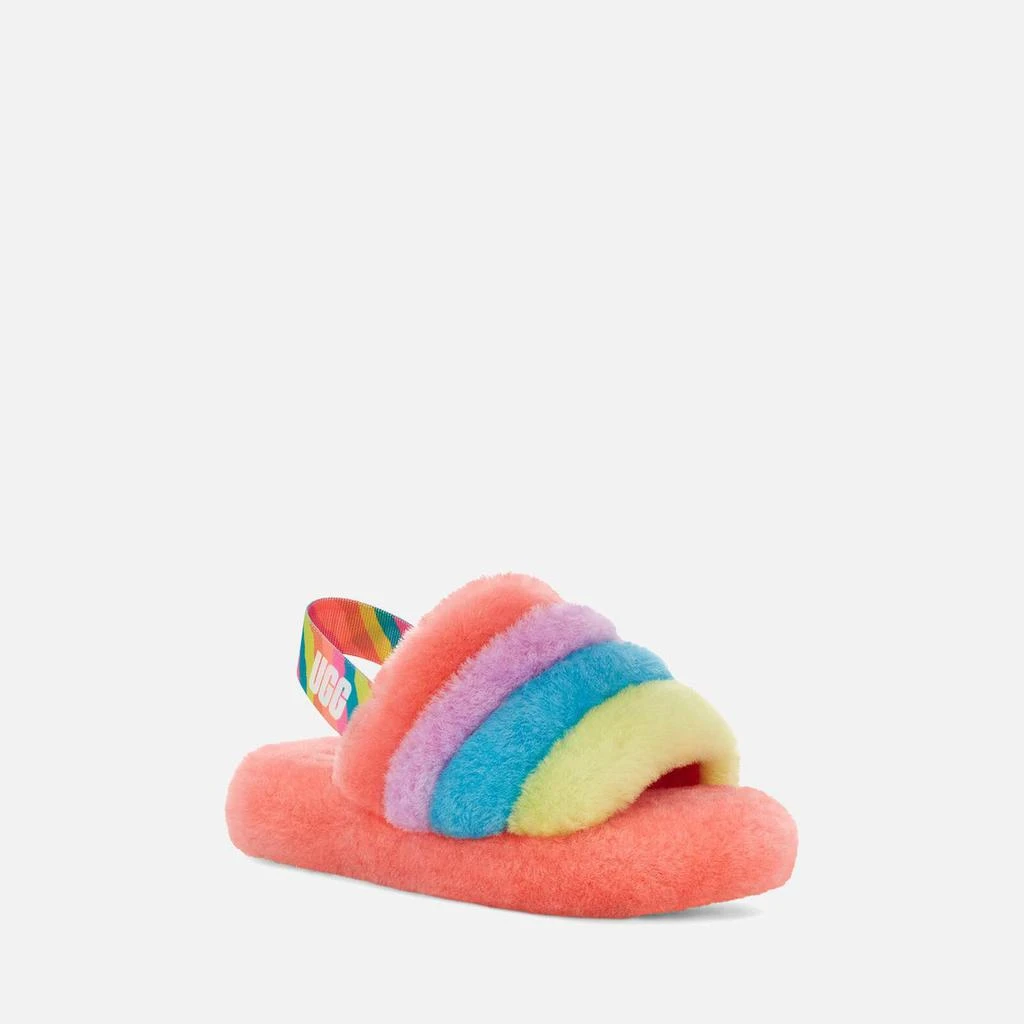 商品UGG|UGG KIDS' FLUFF YEAH SLIDE SLIPPERS - PEACH BLISS,价格¥329,第5张图片详细描述