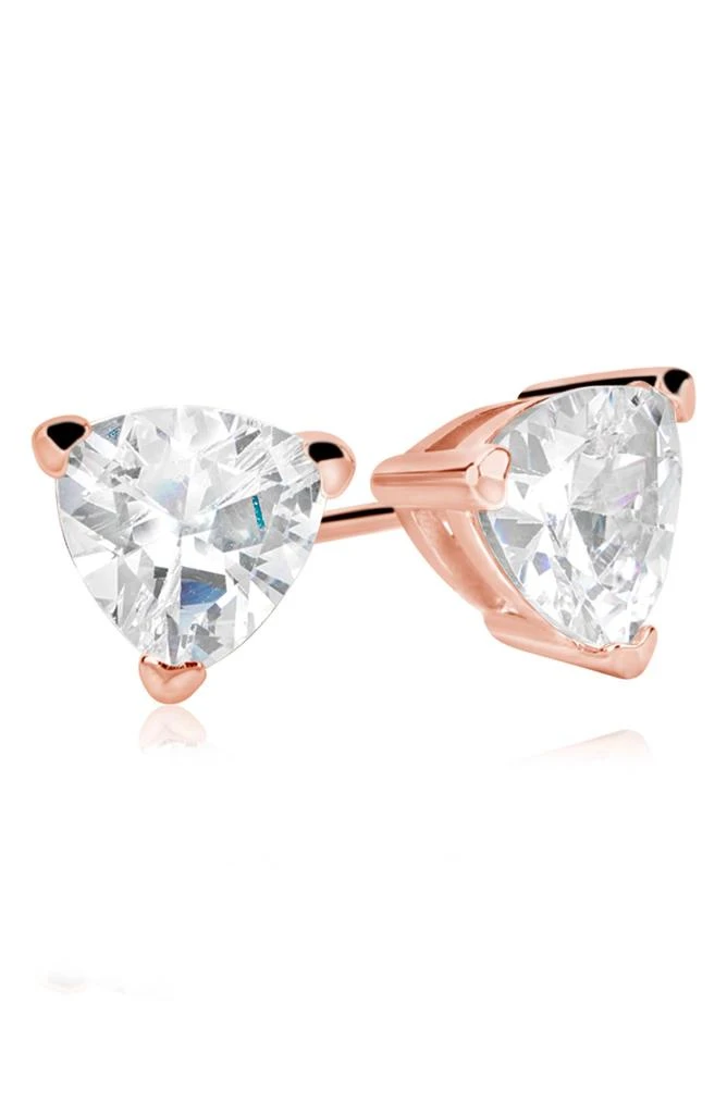 商品Suzy Levian|Sterling Silver Trillion Shape CZ Stud Earrings,价格¥638,第1张图片