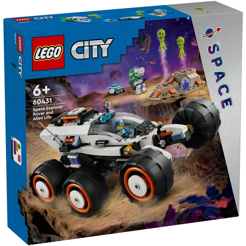 商品LEGO City Space Explorer Rover and Alien Life 60431,价格¥278,第1张图片