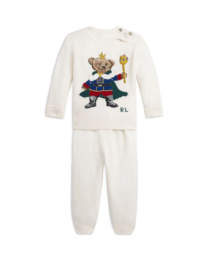 商品Ralph Lauren|Boys' Polo Bear Sweater & Pants Set - Baby,价格¥1395,第1张图片