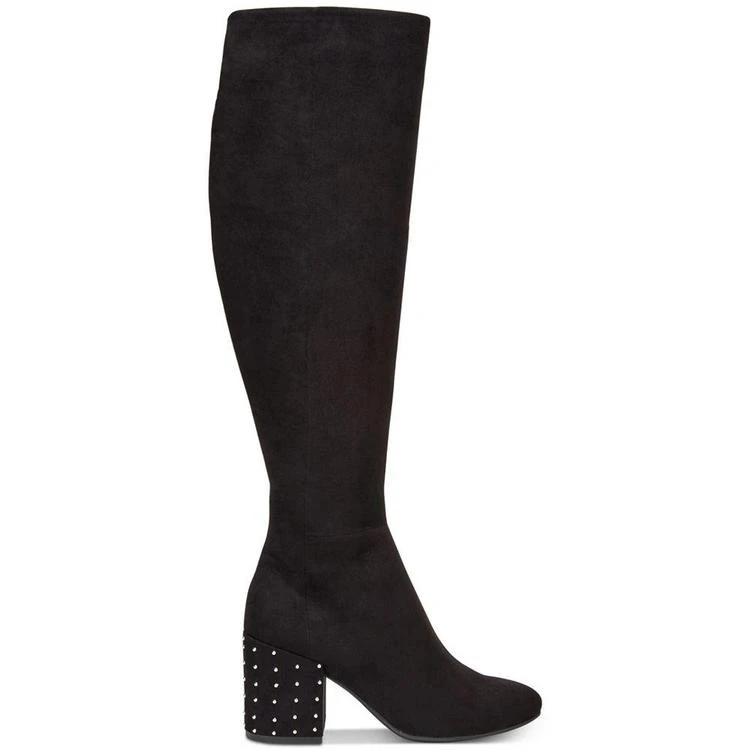 商品Bar III|Grand Studded Heel To-The-Knee Boots, Created For Macy's,价格¥313,第2张图片详细描述