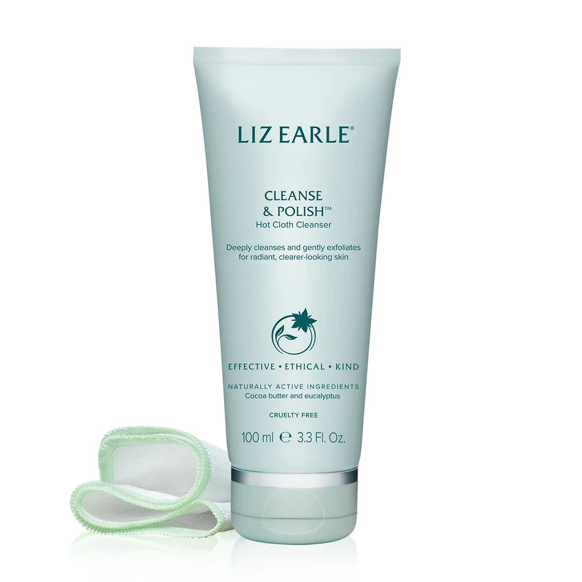 商品LIZ EARLE|Liz Earle 经典热敷卸妆洁面乳100ml+洁面巾,价格¥188,第1张图片