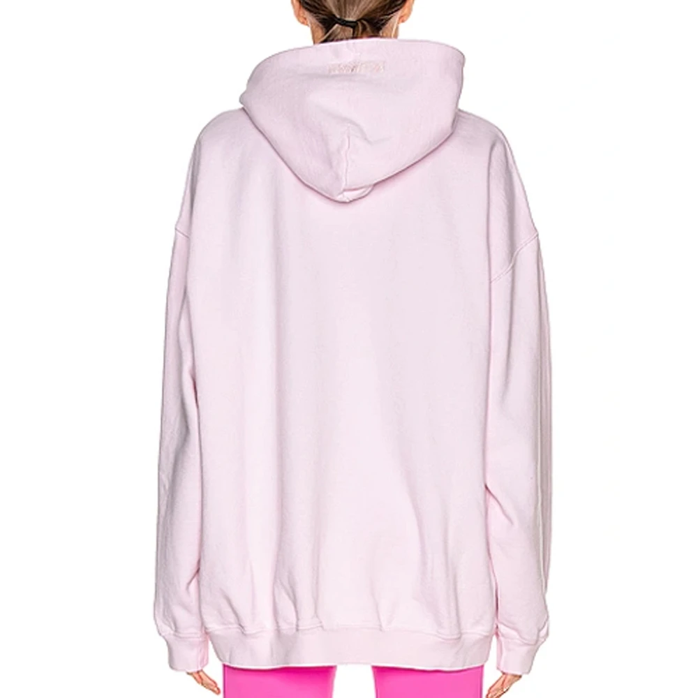 VETEMENTS 女士粉色印花棉质连帽卫衣 WAH20TR403-PINK 商品