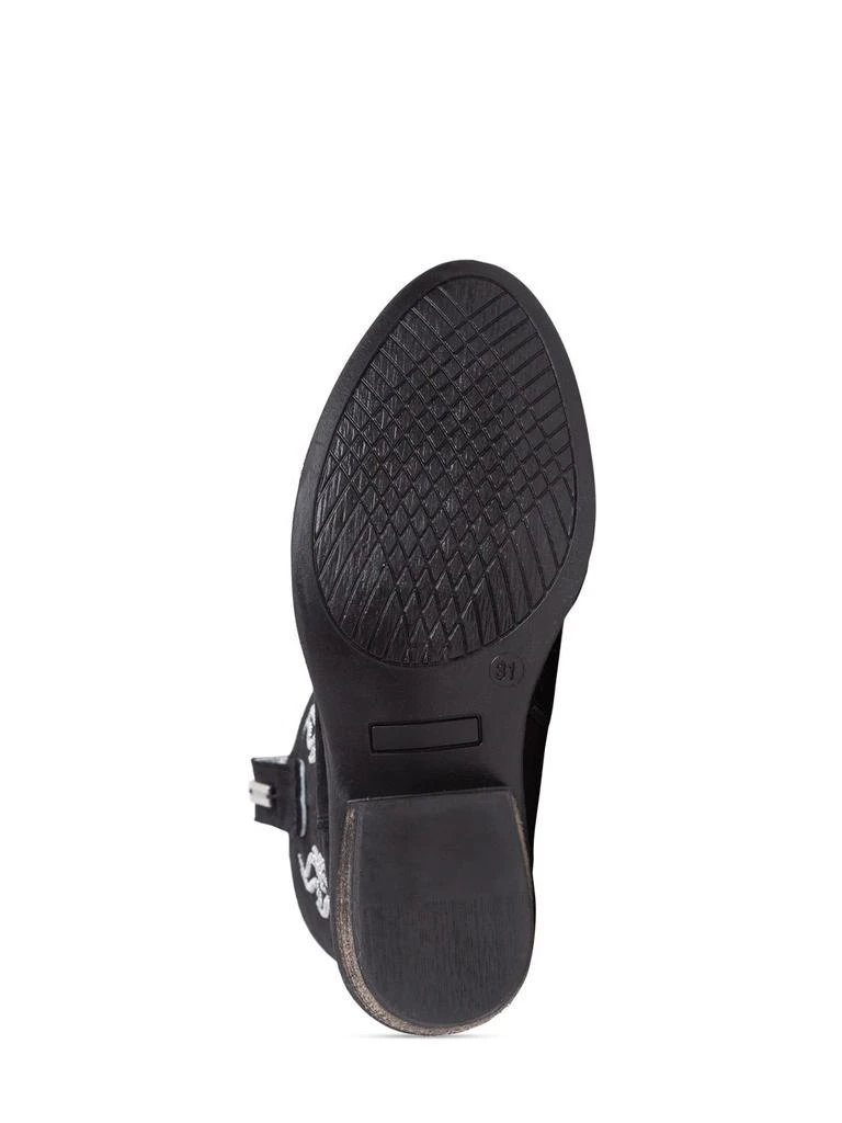 商品MONNALISA|Tall Suede Cowboy Boots,价格¥3470,第3张图片详细描述