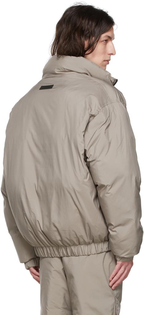 Taupe Polyester Jacket商品第3张图片规格展示