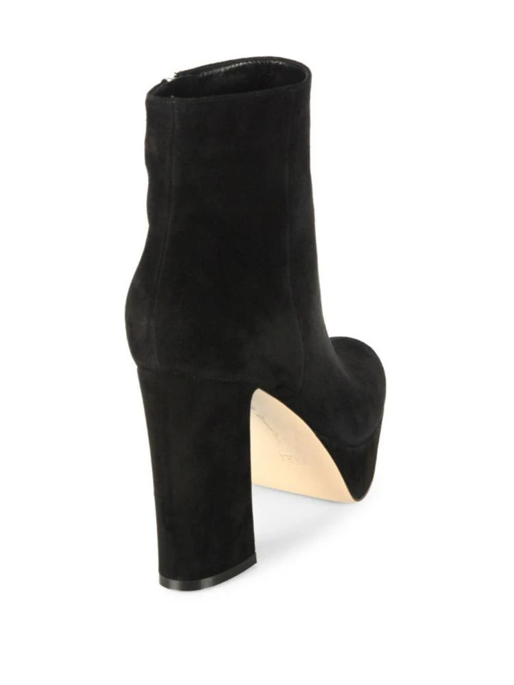 商品Gianvito Rossi|Gianvito Rossi - Texas Suede Platform Booties,价格¥4029,第3张图片详细描述