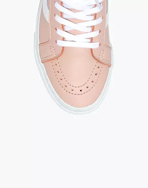 商品Vans|Unisex SK8-Hi Reissue High-Top Sneakers in Oxford Pink Leather,价格¥478,第2张图片详细描述