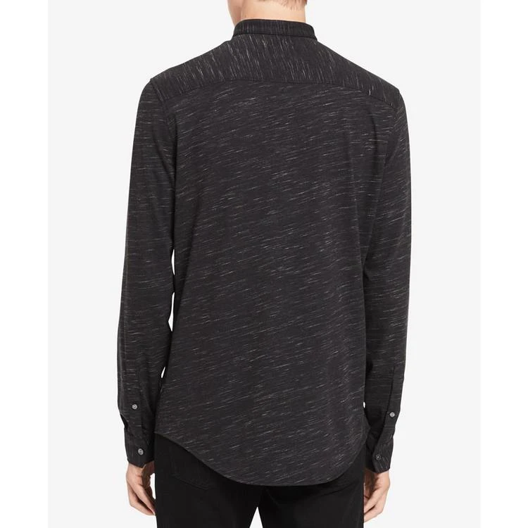 商品Calvin Klein|Men's Jersey Heathered Shirt,价格¥141,第4张图片详细描述