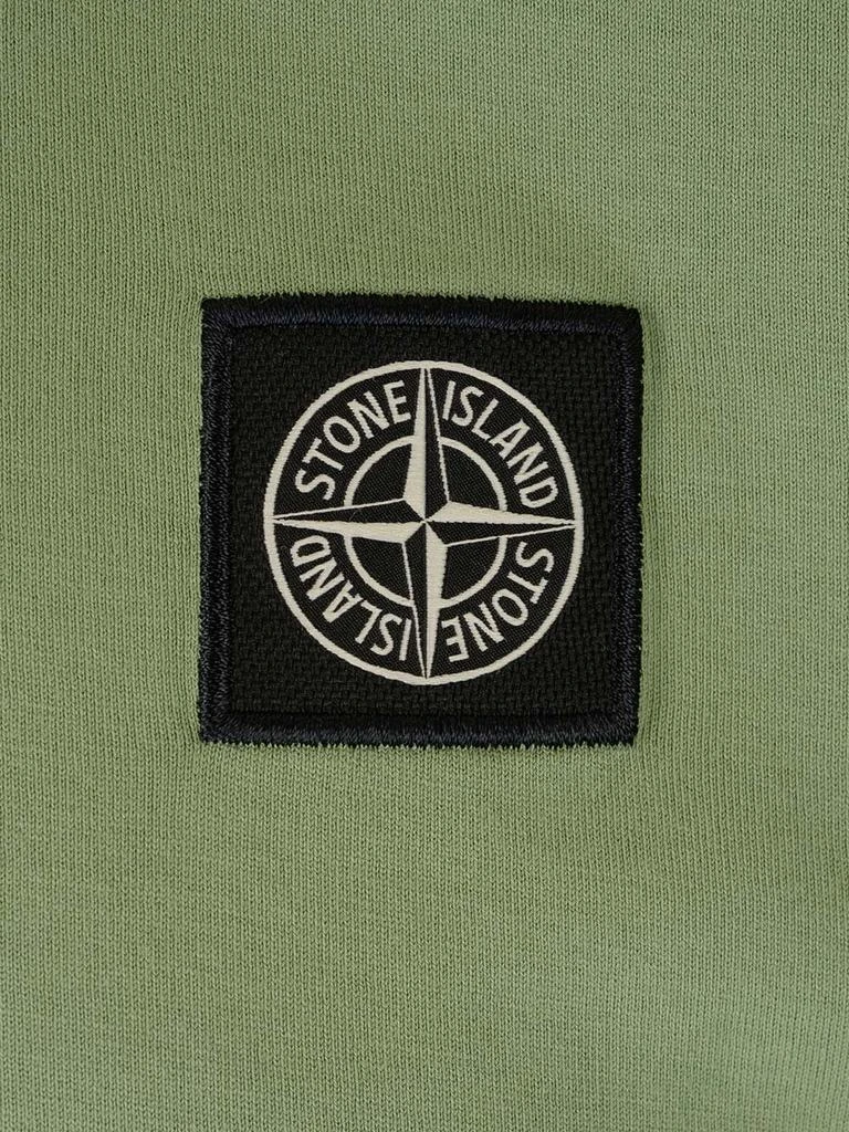 商品Stone Island|Stone Island Logo Patch Crewneck T-Shirt,价格¥867,第3张图片详细描述