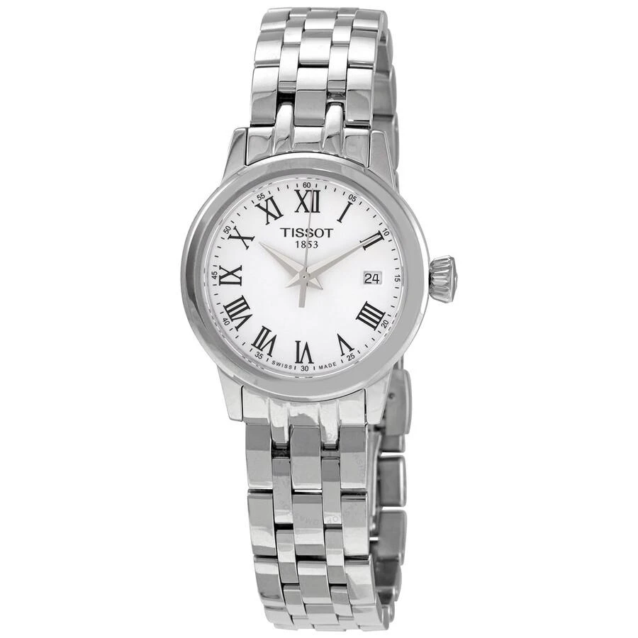 商品Tissot|Classic Dream Lady Quartz White Dial Ladies Watch T129.210.11.013.00,价格¥1527,第1张图片