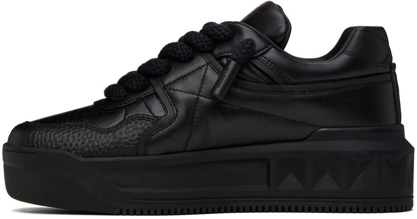 商品Valentino|Black One Stud XL Nappa Leather Sneakers,价格¥8646,第3张图片详细描述