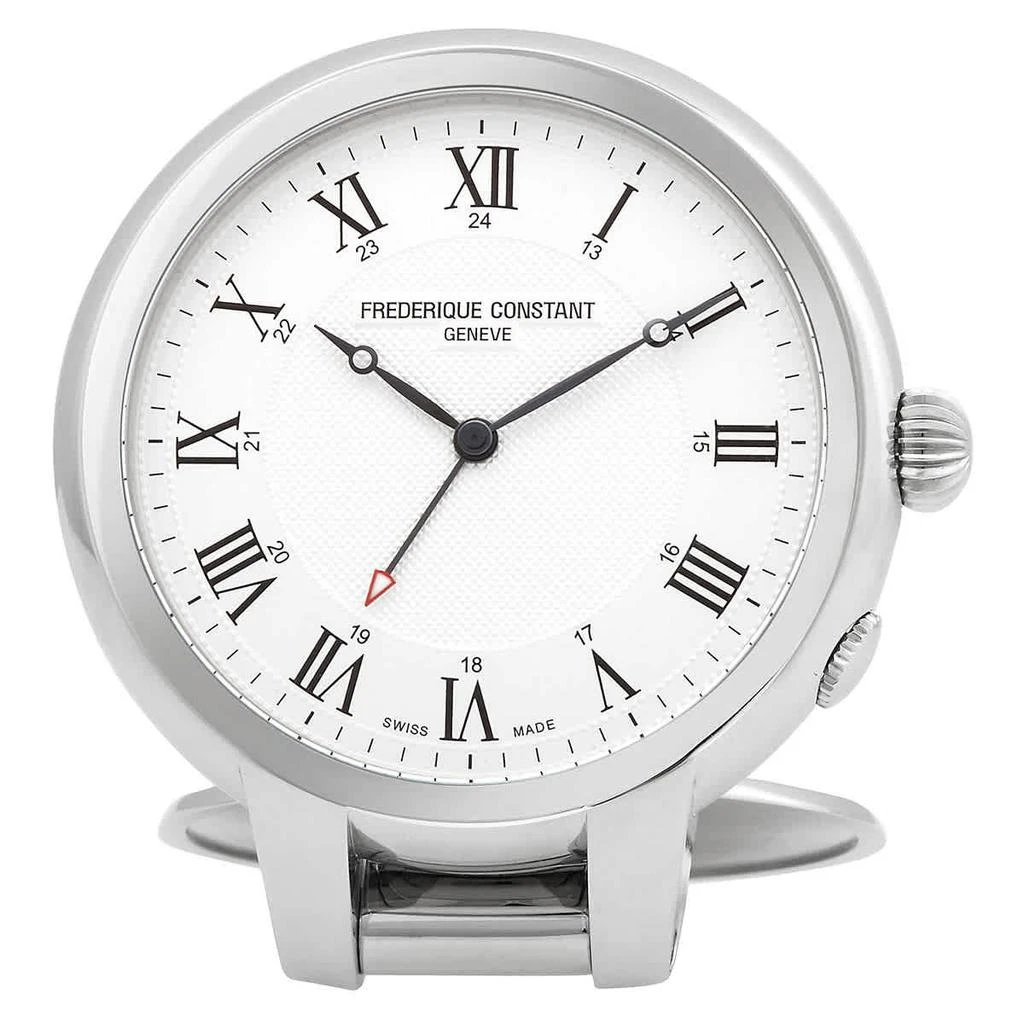 商品Frederique Constant|Silver Dial Travel Alarm Clock,价格¥2077,第1张图片