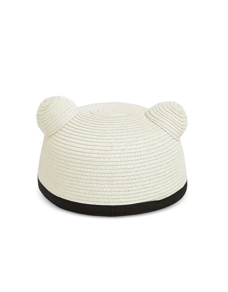 商品Karl Lagerfeld Paris|Choupette耳朵装饰草编帽,价格¥375,第2张图片详细描述