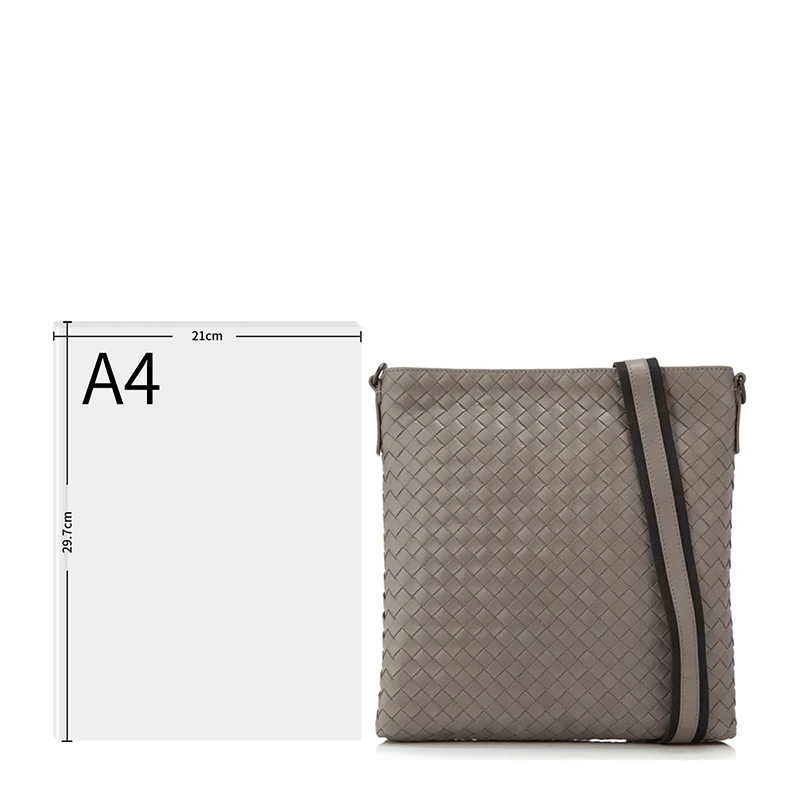 Bottega Veneta 葆蝶家 灰色真皮男士单肩包276357-V465C-1569 商品