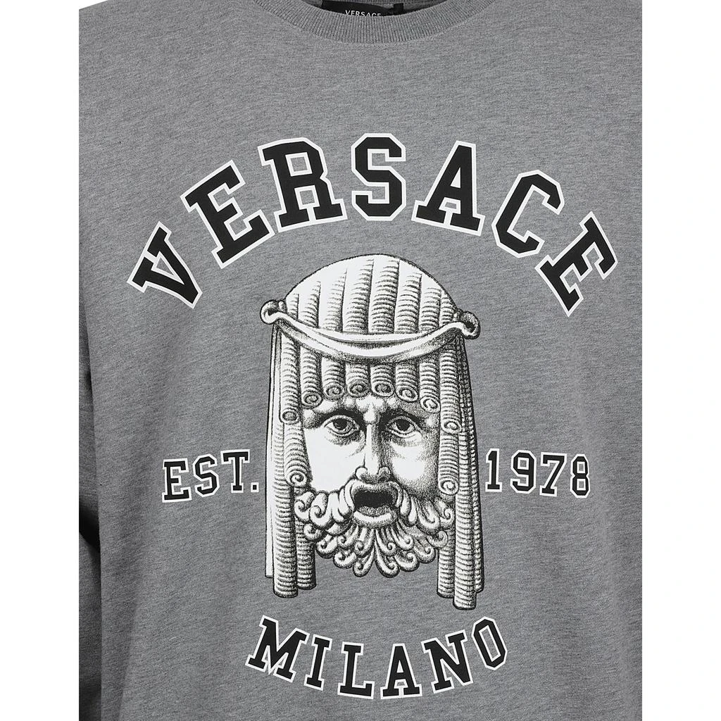 商品Versace|Versace Cotton Crewneck Sweatshirt,价格¥4209,第4张图片详细描述