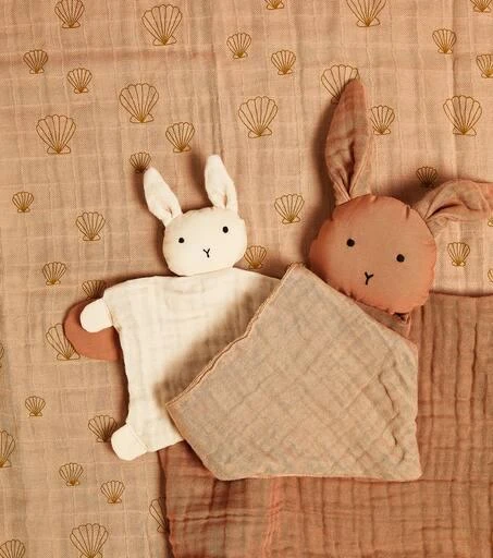 商品Liewood|婴幼儿 — Nada棉质婴儿毯围兜与包巾套装,价格¥388,第3张图片详细描述