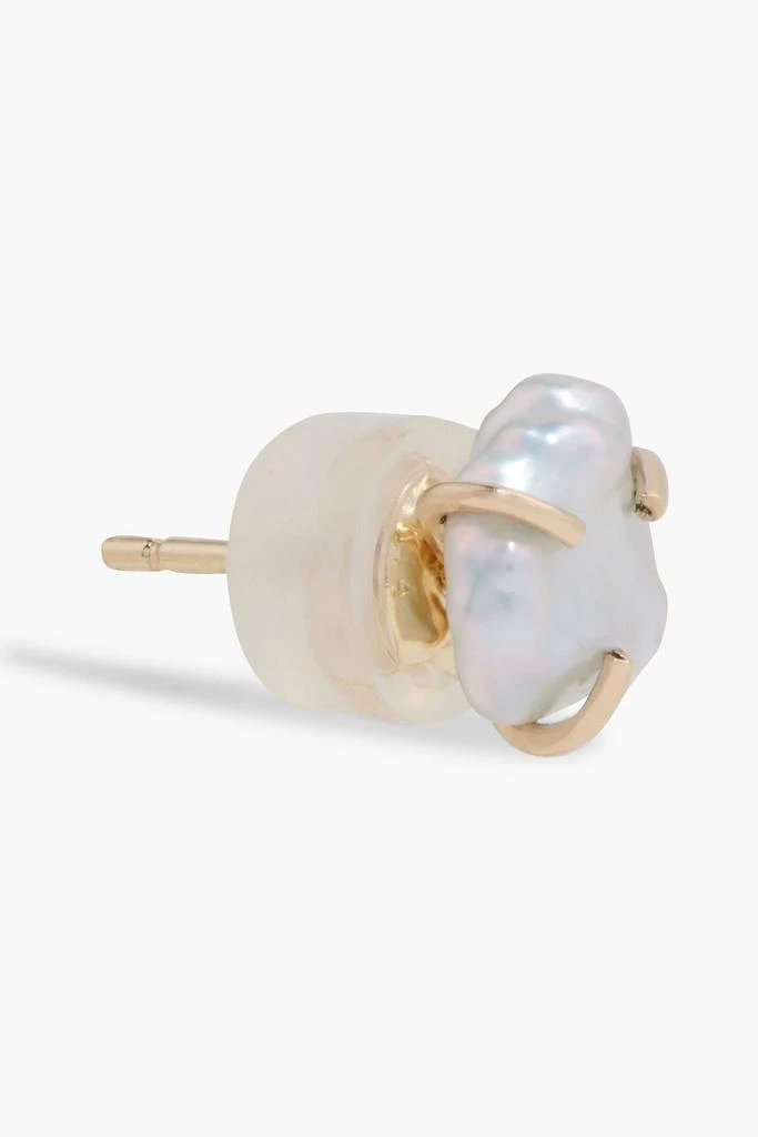 商品MELISSA JOY MANNING|14-karat gold pearl earrings,价格¥1986,第3张图片详细描述