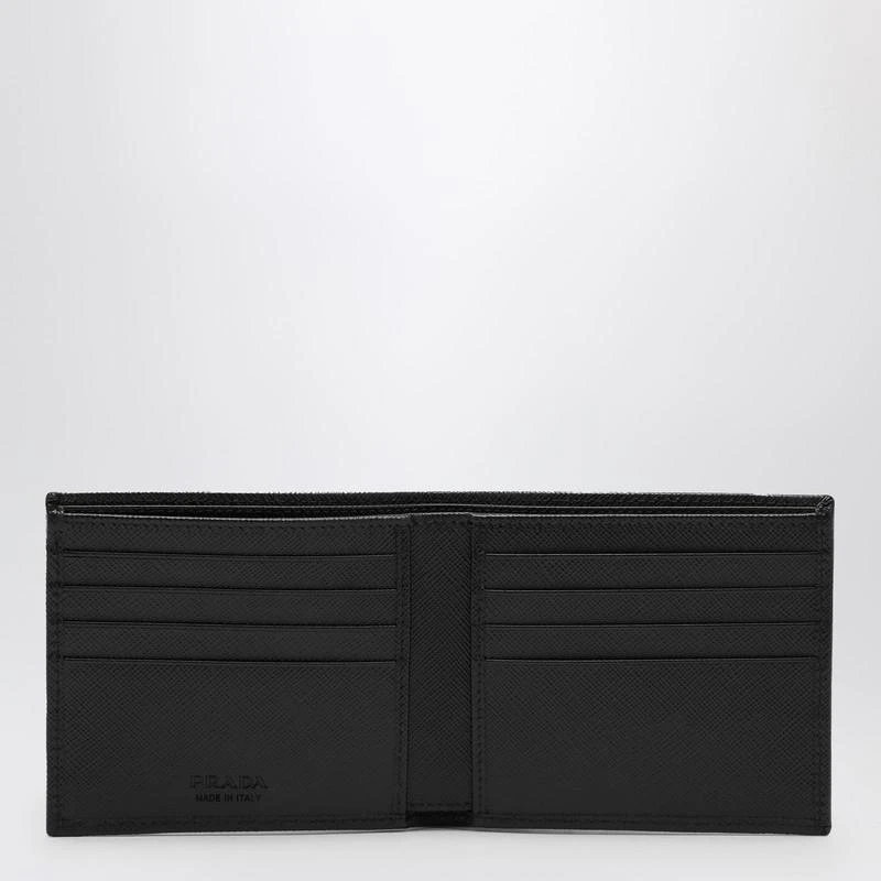 商品Prada|Black Saffiano horizontal wallet,价格¥4495,第2张图片详细描述