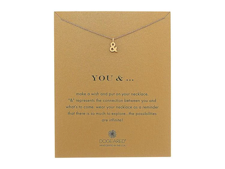 商品Dogeared|You and Ampersand Reminder Necklace,价格¥329,第1张图片