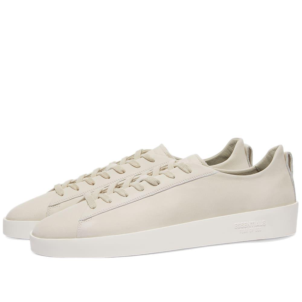 商品Essentials|Fear of God ESSENTIALS Tennis Low Sneaker - Cement,价格¥1999,第1张图片