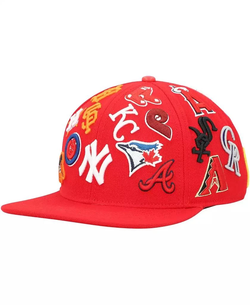 商品Pro Standard|Men's Red Mlb Pro League Wool Snapback Hat,价格¥304,第1张图片