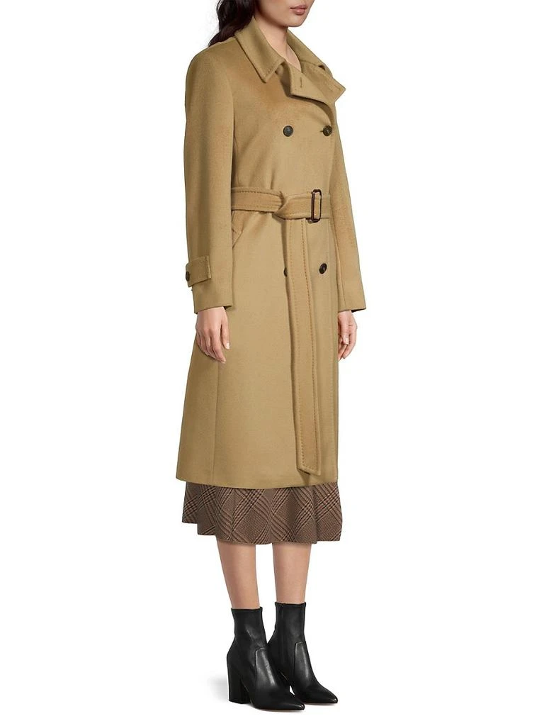 商品Weekend Max Mara|Afide Double-Breasted Belted Coat,价格¥5195,第4张图片详细描述