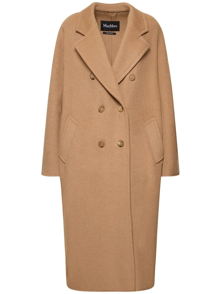 商品Max Mara|Lvr Exclusive Camel Drap Midi Coat,价格¥11193,第1张图片