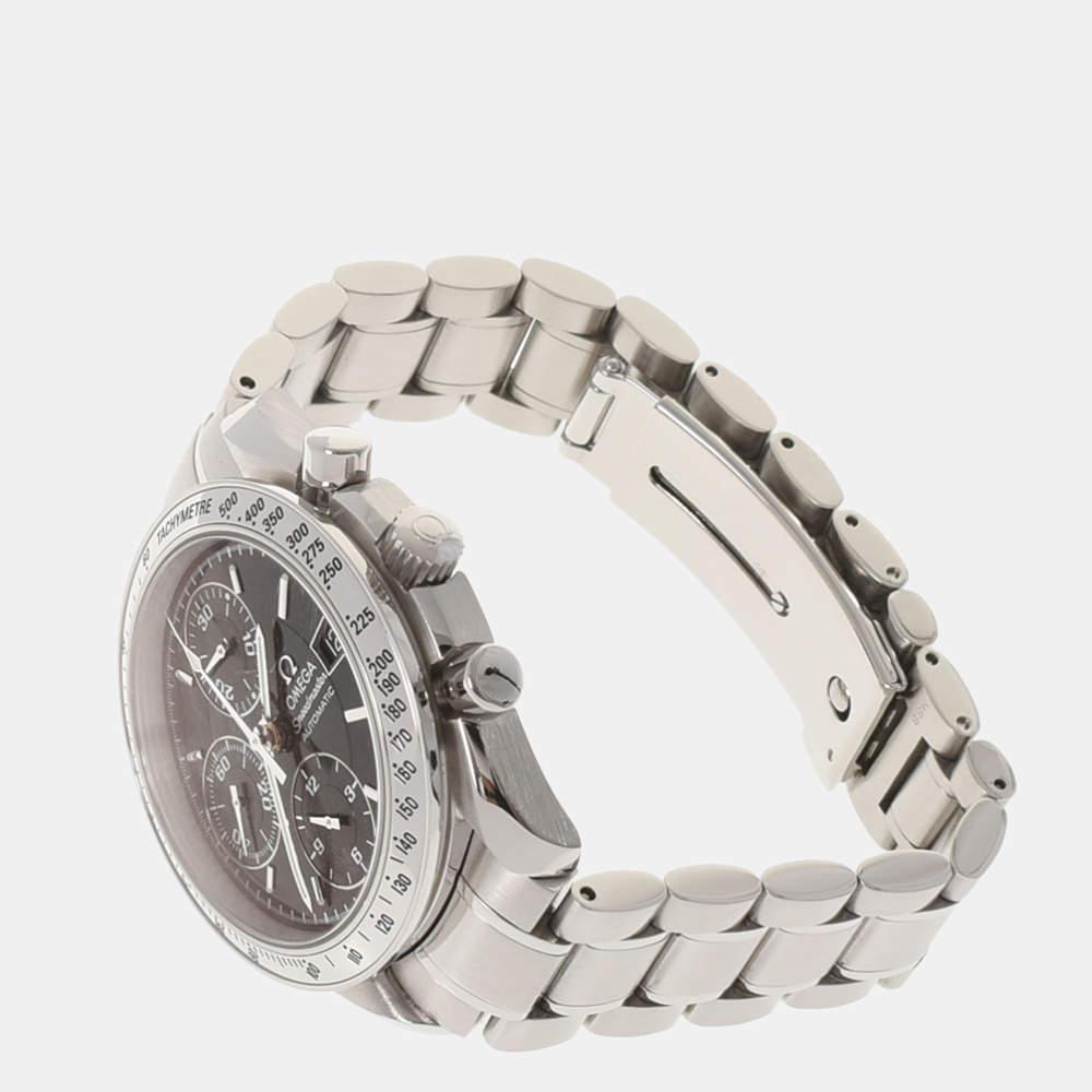 Omega Black Stainless Steel Speedmaster Date 3513.50 Automatic Men's Wristwatch 39 mm商品第5张图片规格展示