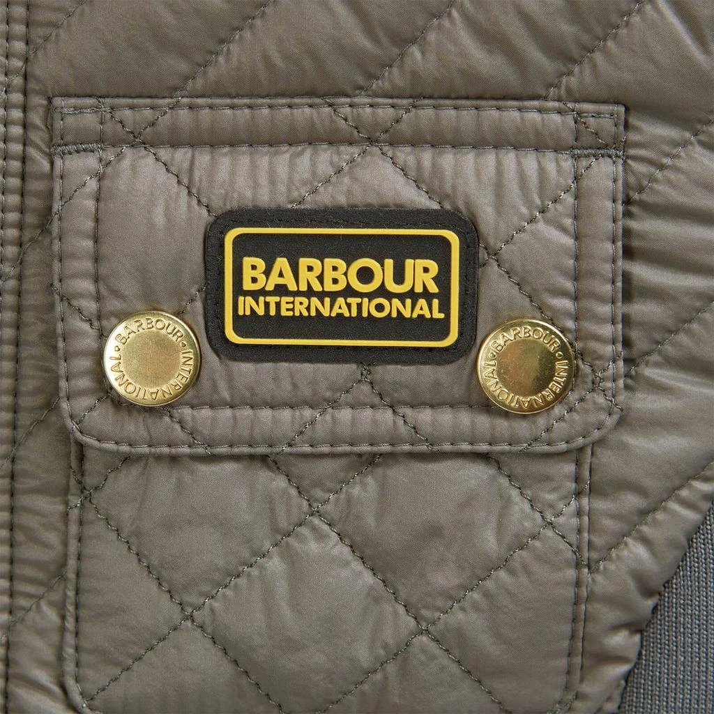 商品Barbour|Barbour International Girls' Enduro Morgan Quilt Jacket - Harley Green,价格¥379,第5张图片详细描述
